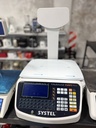 Systel - Balanza con mastil 30 kg Cuora Max - Imprime ticket y etiqueta - C/bateria - USB (2)