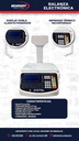 Systel - Balanza con mastil 30 kg Cuora Max - Imprime ticket y etiqueta - C/bateria - USB (3)