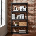 Behmont - IMP - Almacenamiento - Estante modulo 200 x 90 x 30 - 5 estantes - 50 kg por estante - Encastrable - Negro (3)