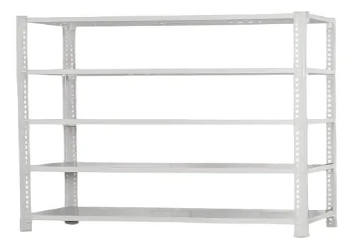 Behmont - IMP - Almacenamiento - Rack 200 x 200 x 60 inicial - 4 estantes - 200 kg por estante - Blanco (6)