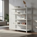Behmont - IMP - Almacenamiento - Rack 200 x 120 x 40 inicial - 5 estantes - 100 kg por estante - Blanco (2)