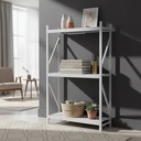 Behmont - IMP - Almacenamiento - Rack 200 x 200 x 60 continuo - 4 estantes - 200 kg por estante - Blanco (2)