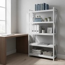 Behmont - IMP - Almacenamiento - Rack 200 x 200 x 60 continuo - 4 estantes - 200 kg por estante - Blanco (4)