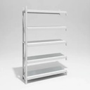 Behmont - IMP - Almacenamiento - Rack 200 x 200 x 60 continuo - 4 estantes - 200 kg por estante - Blanco (5)