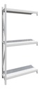 Behmont - IMP - Almacenamiento - Rack 200 x 200 x 60 continuo - 4 estantes - 200 kg por estante - Blanco (6)