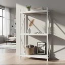 Behmont - IMP - Almacenamiento - Rack 200 x 120 x 40 continuo - 5 estantes - 100 kg por estante - Blanco (2)