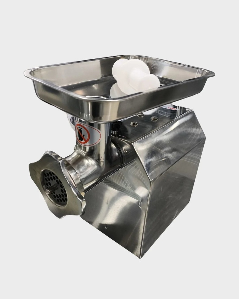 Behmont - IMP - Carniceria - Picadora de carne electrica 2 en 1 - 32" y 22" - 2 HP - 300 kg/h - Acero inox. (5)