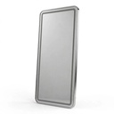 Behmont - IMP - Decoracion - Espejo con iluminacion LED rectangular - Con marco plata- 170 x 70 (2)