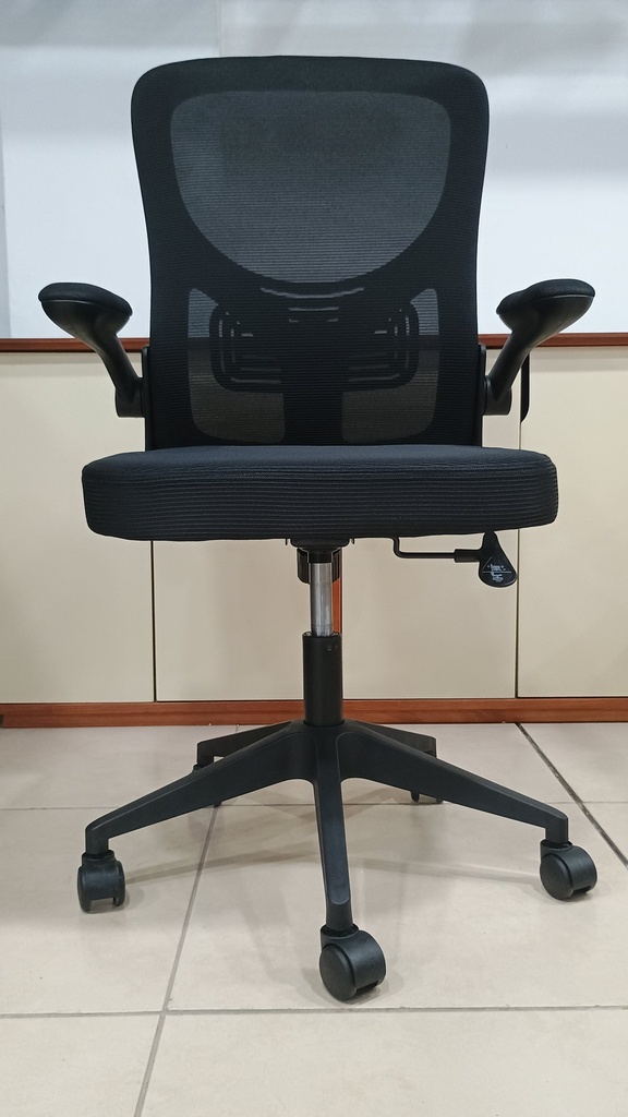Behmont - IMP - Oficina - Silla de oficina Pankow - Tela mesh - Altura regulable - Negro (2)