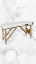Behmont - IMP - Estetica - Camilla portatil plegable 185 x 60 x 60 - Soporta 150 kg - Blanco (3)
