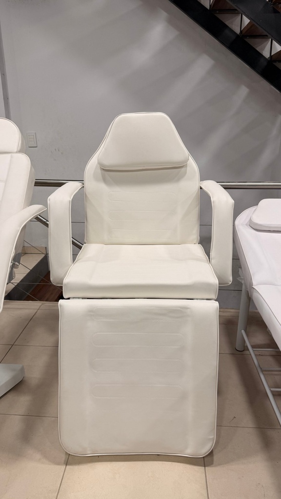 Behmont - IMP - Estetica - Camilla articulada hidraulica 182 x 62 x 55-75 - Soporta 150 kg - Blanco (3)