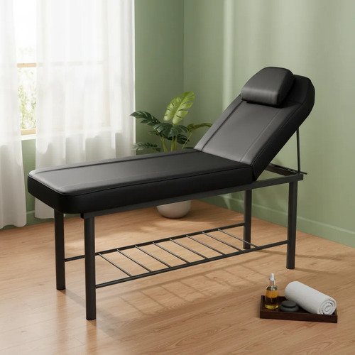 Behmotn - IMP - Estetica - Camilla fija 2 cuerpos 182 x 61 x 60 - Negro (4)