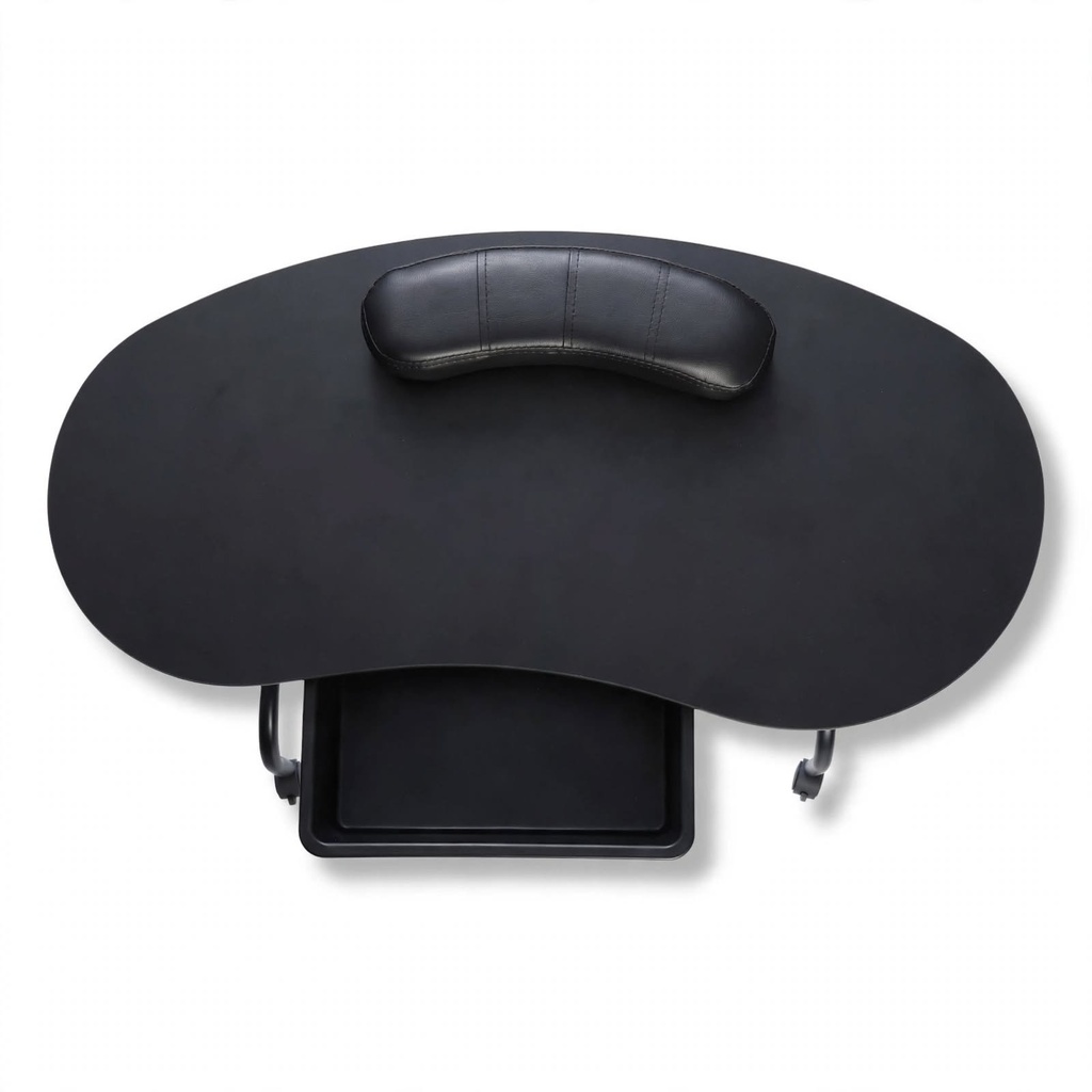 Behmont - IMP - Estetica - Mesa de manicura portatil plegable - 91.5 x 76 - Negro (3)