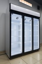 Behmont - IMP - Refrigeracion - Exhibidora vertical 1350 L - 3 puertas - Con cenefa - 4 estantes (2)