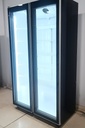 Behmont - IMP - Refrigeracion - Exhibidora vertical 910 L Full Glass - 2 puertas - Marco aluminio - 5 estantes - Negro (7)