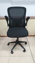 Behmont - IMP - Oficina - Silla de oficina Pankow - Tela mesh - Altura regulable - Negro (14)