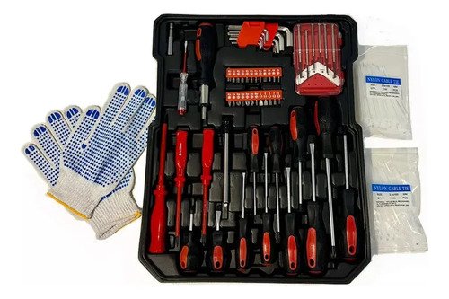Kanji - Kit de herramientas 499 piezas - Con valija y atornillador eléctrico (5)