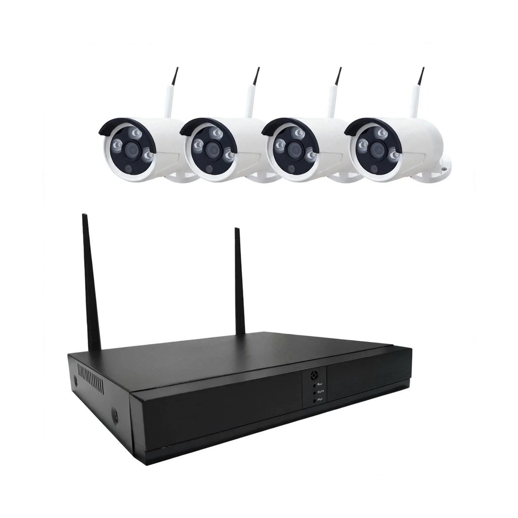 Behmont - IMP - Hogar - Kit de Camaras Inalambricas x4 - Sin memoria - C/DVR - Resol. 5 MP con voz y nocturno a color (2)