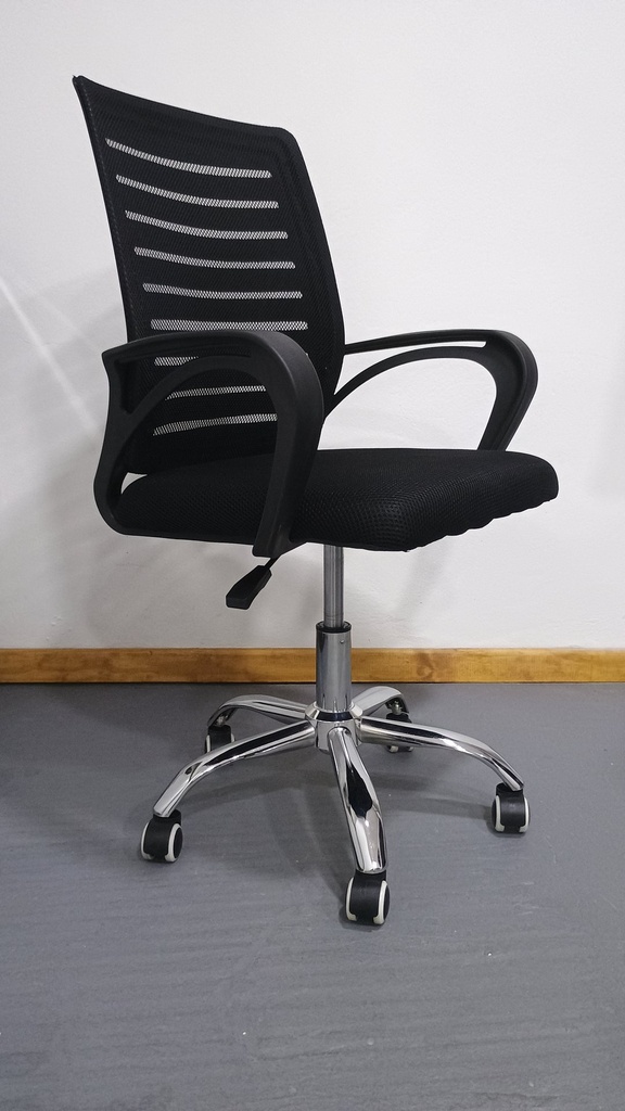 Behmont - IMP - Oficina - Silla de oficina Gotland - Tela mesh - Altura regulable - Negro (7)