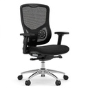 Behmont - IMP - Oficina - Silla de oficina Pankow - Tela mesh - Altura regulable - Negro (17)