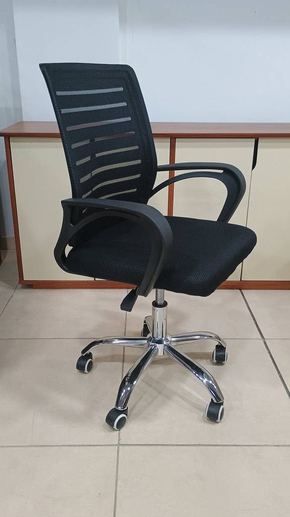 Behmont - IMP - Oficina - Silla de oficina Gotland - Tela mesh - Altura regulable - Negro (11)