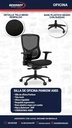 Behmont - IMP - Oficina - Silla de oficina Pankow - Tela mesh - Altura regulable - Negro (18)