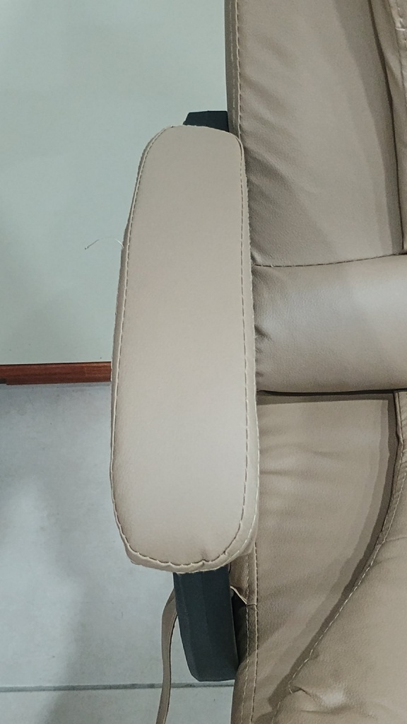 Behmont - IMP - Oficina - Sillon de oficina Mitte - Cuero - Altura regulable - Reclinable - C/apoya pies y masajeador - Marron (6)