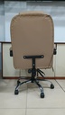 Behmont - IMP - Oficina - Sillon de oficina Mitte - Cuero - Altura regulable - Reclinable - C/apoya pies y masajeador - Marron (8)