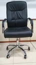 Behmont - IMP - Oficina - Sillon de oficina Spandau - Cuero - Altura regulable - Negro (4)
