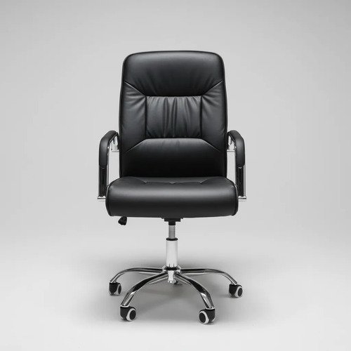 Behmont - IMP - Oficina - Sillon de oficina Spandau - Cuero - Altura regulable - Negro (6)