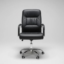 Behmont - IMP - Oficina - Sillon de oficina Spandau - Cuero - Altura regulable - Negro (6)