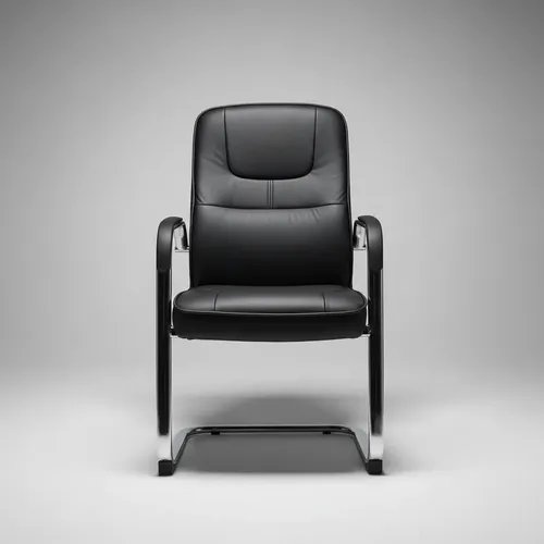 Behmont - IMP - Oficina - Sillon de oficina fijo Neukolln - Cuero - Negro (3)