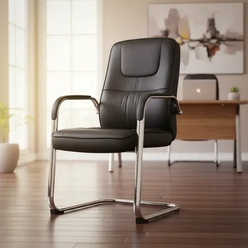 Behmont - IMP - Oficina - Sillon de oficina fijo Neukolln - Cuero - Negro (4)