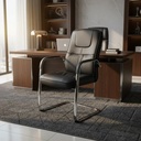Behmont - IMP - Oficina - Sillon de oficina fijo Neukolln - Cuero - Negro (5)