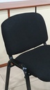 Behmont - IMP - Oficina - Silla fija apilable Oland - Tapizada - Negro (4)
