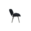 Behmont - IMP - Oficina - Silla fija apilable Oland - Tapizada - Negro (9)