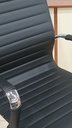 Behmont - IMP - Oficina - Silla de oficina Halland - Cuero - Altura regulable - Negro (5)