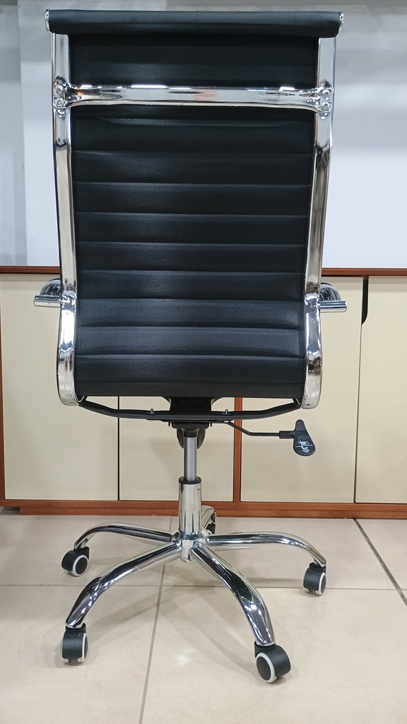 Behmont - IMP - Oficina - Silla de oficina Halland - Cuero - Altura regulable - Negro (8)