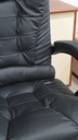 Behmont - IMP - Oficina - Sillon de oficina Mitte - Cuero - Altura regulable - Reclinable - C/apoya pies y masajeador - Negro (3)