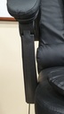 Behmont - IMP - Oficina - Sillon de oficina Mitte - Cuero - Altura regulable - Reclinable - C/apoya pies y masajeador - Negro (5)