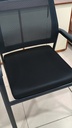 Behmont - IMP - Oficina - Silla fija apilable Narke - Tela mesh - Negro (6)