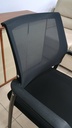 Behmont - IMP - Oficina - Silla fija apilable Narke - Tela mesh - Negro (7)