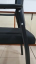 Behmont - IMP - Oficina - Silla fija apilable Narke - Tela mesh - Negro (10)