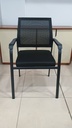 Behmont - IMP - Oficina - Silla fija apilable Narke - Tela mesh - Negro (13)