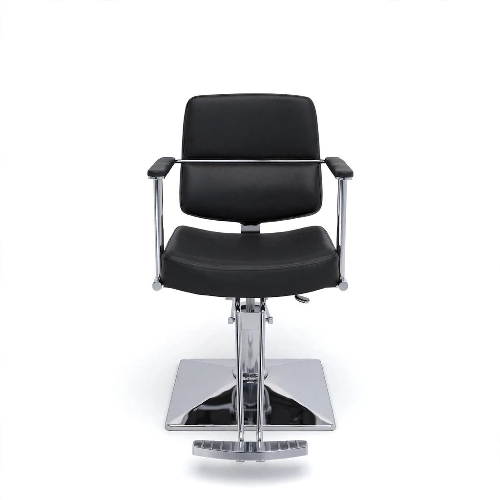 Behmont - IMP - Peluqueria - Sillon peluquero hidraulico Zenit - C/reposapies - Negro (2)
