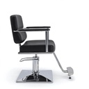 Behmont - IMP - Peluqueria - Sillon peluquero hidraulico Zenit - C/reposapies - Negro (3)