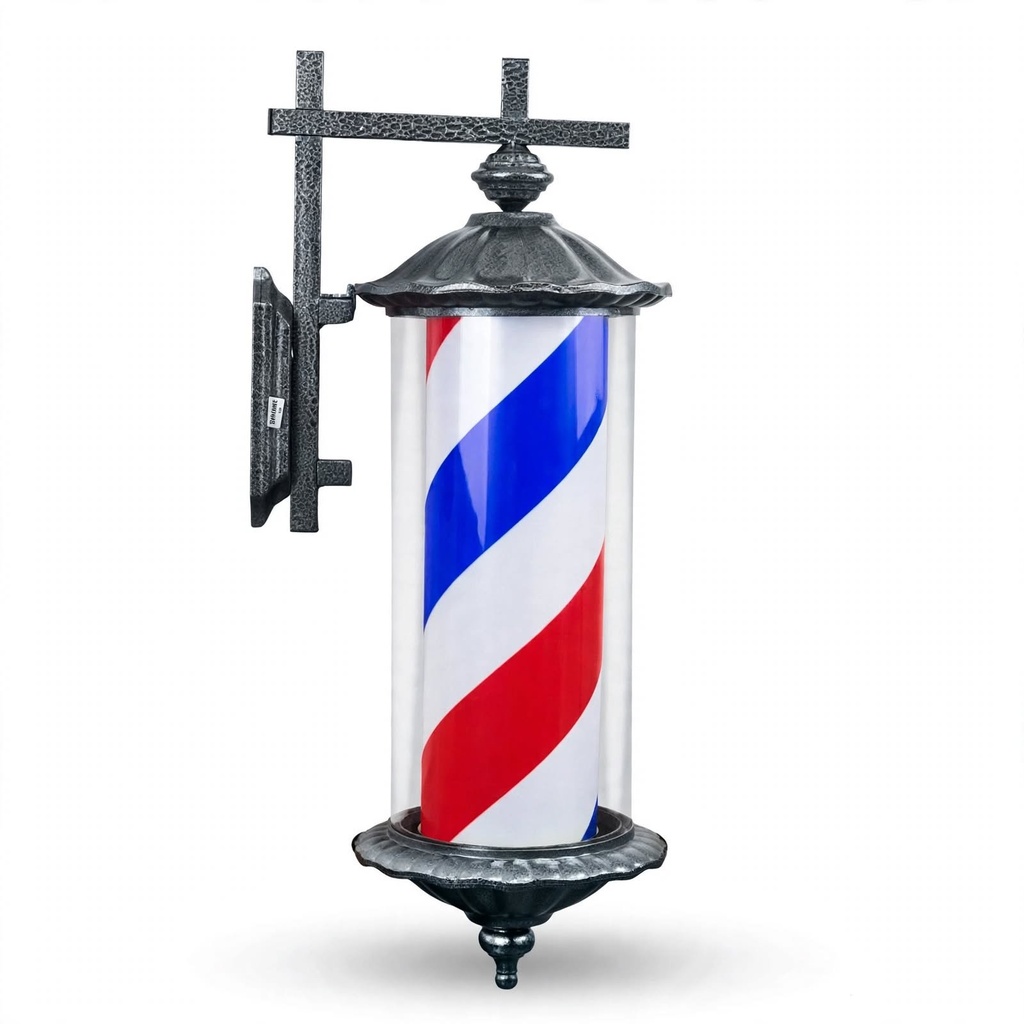 Behmont - IMP - Accesorios - Cartel giratorio barberia Noise - LED - 80 x 23 cm (2)