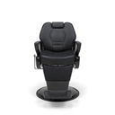 Behmont - IMP - Peluqueria - Sillon barbero hidraulico reclinable Core - C/apoyacabeza y reposapies - Negro (2)