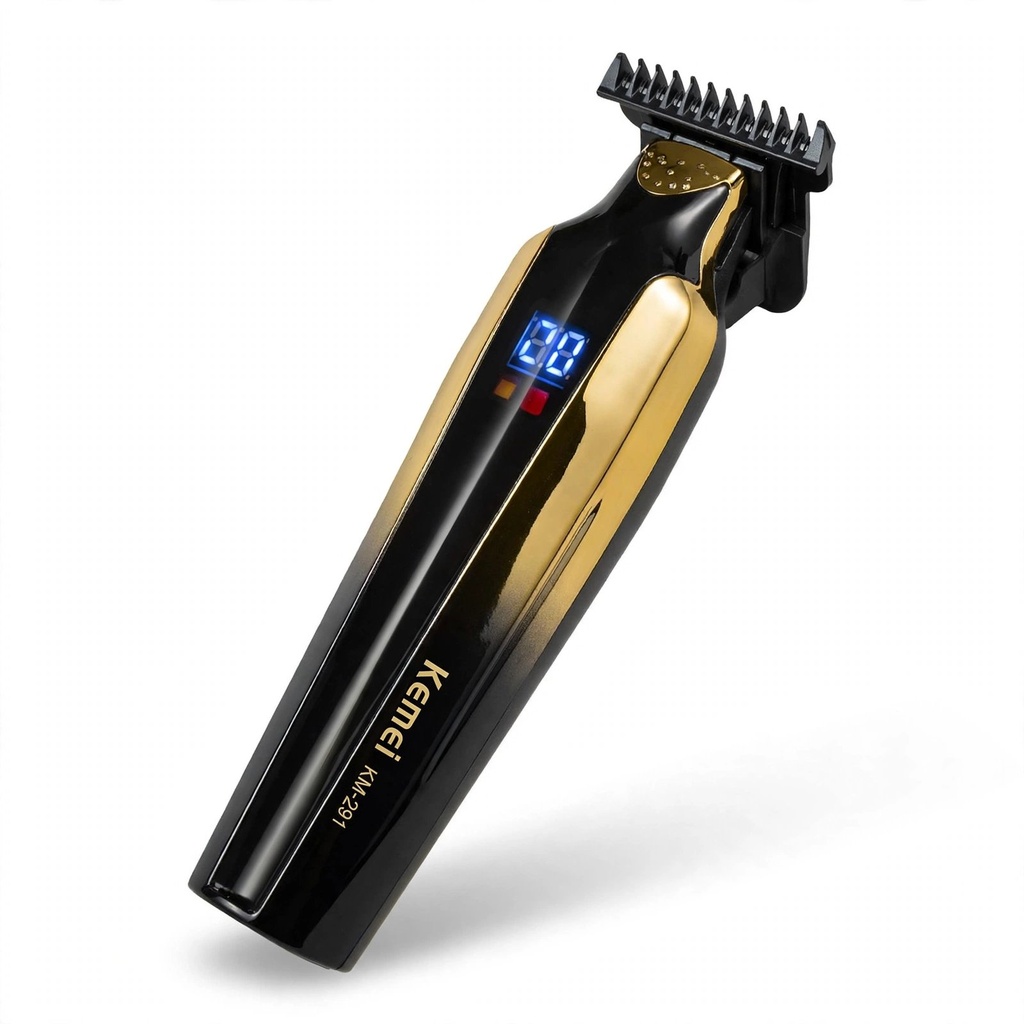 Behmont - IMP - Kemei - Trimmer inalambrico - 4 posiciones - 1 a 7 mm - Lubricante, cepillo de limpieza (3)