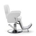 Behmont - IMP - Peluqueria - Sillon barbero hidraulico reclinable Helix - C/reposapies - Blanco (2)